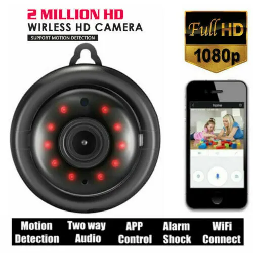 Мини IP-камера Беспроводной Wi-Fi HD 1080P Домашняя безопасность Камеры Ночное видение Hidden Houseware