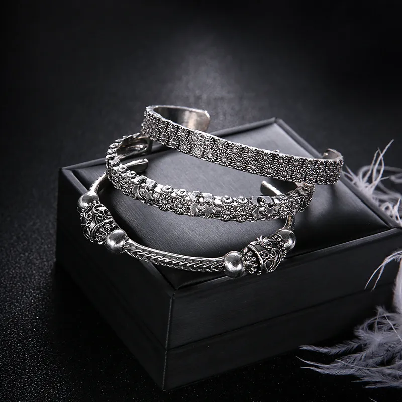 Wholesale Womens DIY Jewelry: Antique 925 Silver Open Of The