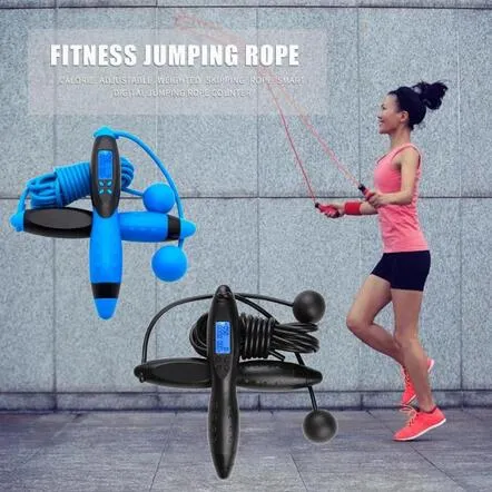 Digitale slimme digitale snelheidspringen springen springen springen touw calorie teller timer gymnastiek fitness huis met elektronische teller