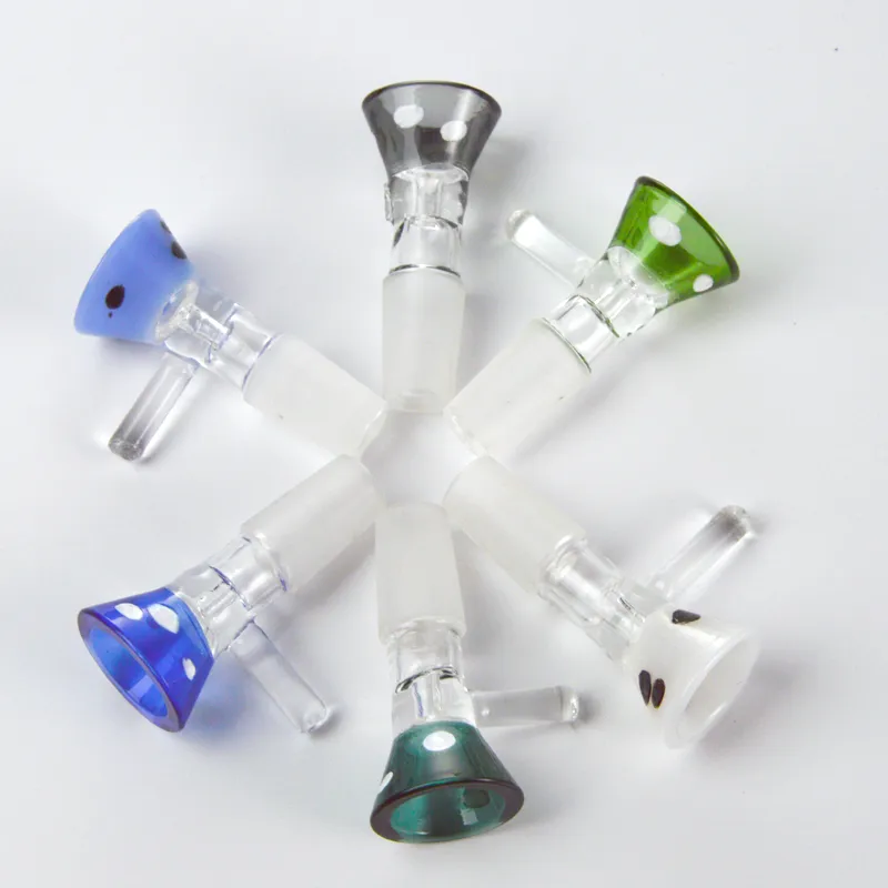 Ciotola di vetro inebriante con giunto maschio OD 25mm 14mm per tubi di fumo per bong d'acqua in vetro Accessori per fumatori SW88