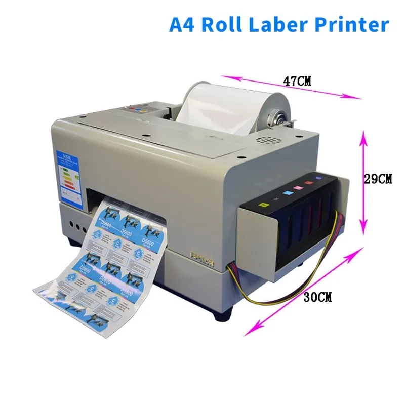 Drucker Klebstoffaufkleber Aufkleber Druckmaschine A4 Rolldrucker