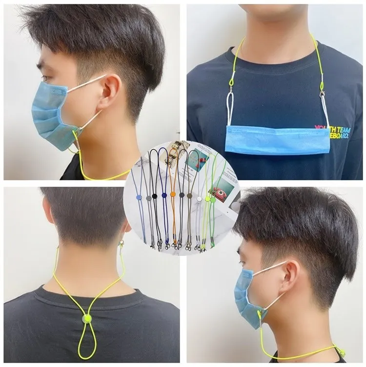 Adjustable Mask Extension Hook With Lanyard And Ear Grips Handy And Convenient Safety Cover