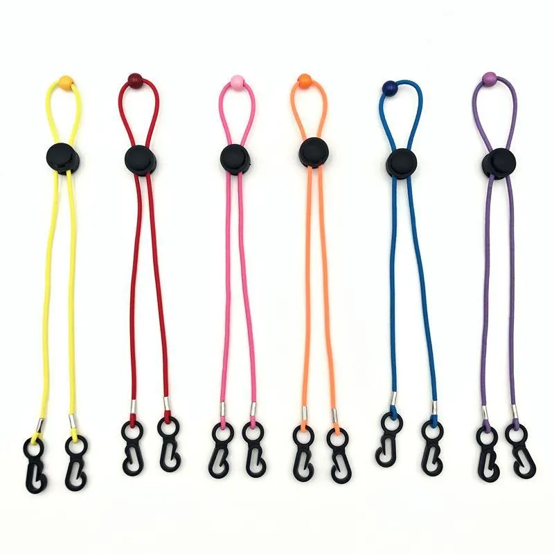 Face Mask non slip Lanyard Rope Mask fixing buckle Slip Protection Candy Color Masks extension buckle Rope Mask fixing buckle Slip