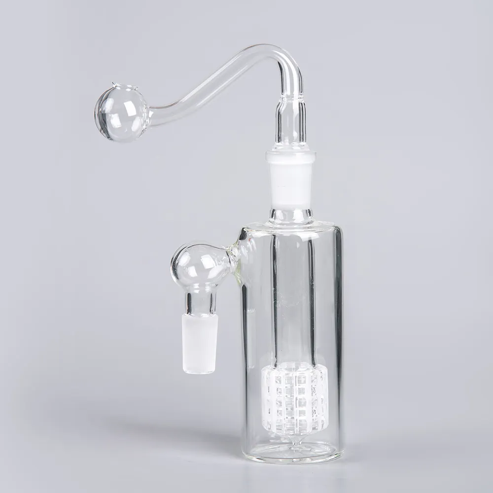 US STOCK 14mm joint glass Ash catcher water smoking pipe 2020 Showerhead percolator one inside ash catcher thick glass ashcatcher