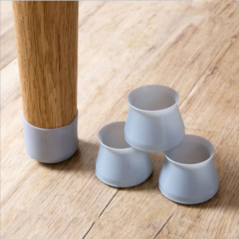 Silicone Chair Leg Caps 4pcs Non Slip Table Feet Pads Furniture Protector Floor Protectors