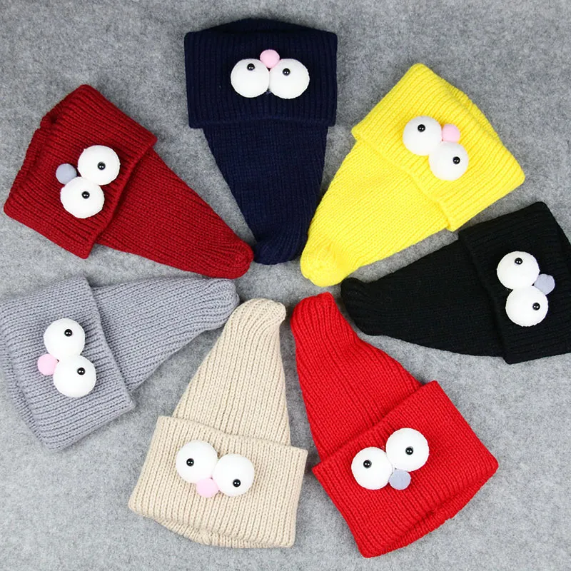 Hiver Mode Baby Sweater Chapeau Sesame Street Casquettes dessin animé Sorcière Bonnet pour 1-4 ans 6 couleurs