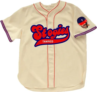 커스텀 탬피코 스토지 1957 홈 야구 Mexicali Charros Mud Hens Jersey 남자 여자 청소년 크기 S-4XL