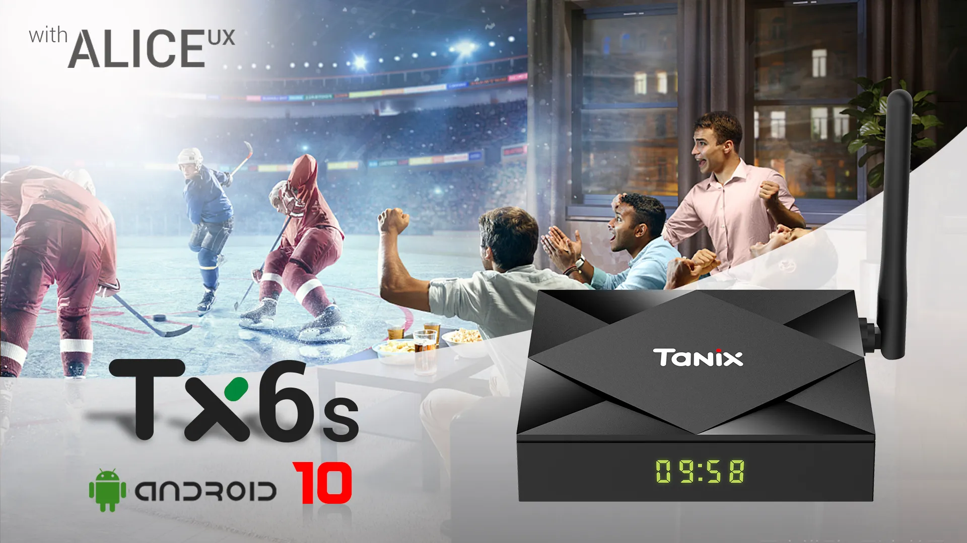 TANIX TX6S 스마트 TV 박스 Android 10.0 Allwinner H616 4GB 32GB 64GB 쿼드 코어 6K 듀얼 Wi -Fi TX6 Set Top Box