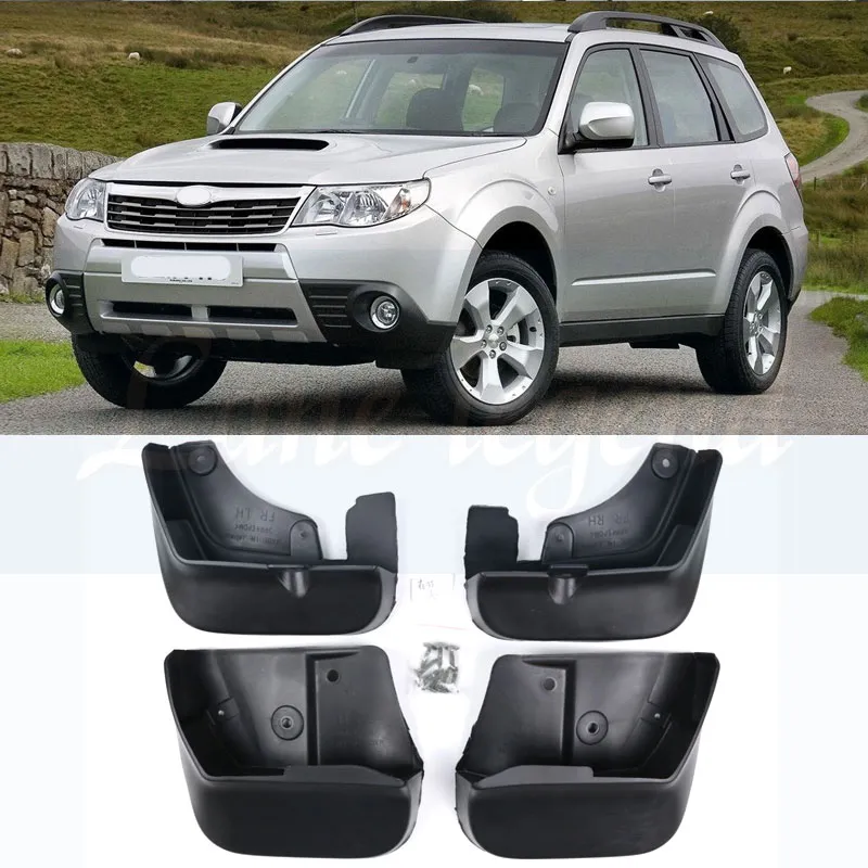 Conjunto abas de lama do carro para subaru forester sh 2008 2009-2013 protetores de respingo protetores de lama aba de lama guarda-lamas dianteiro traseiro 2010 2012312j