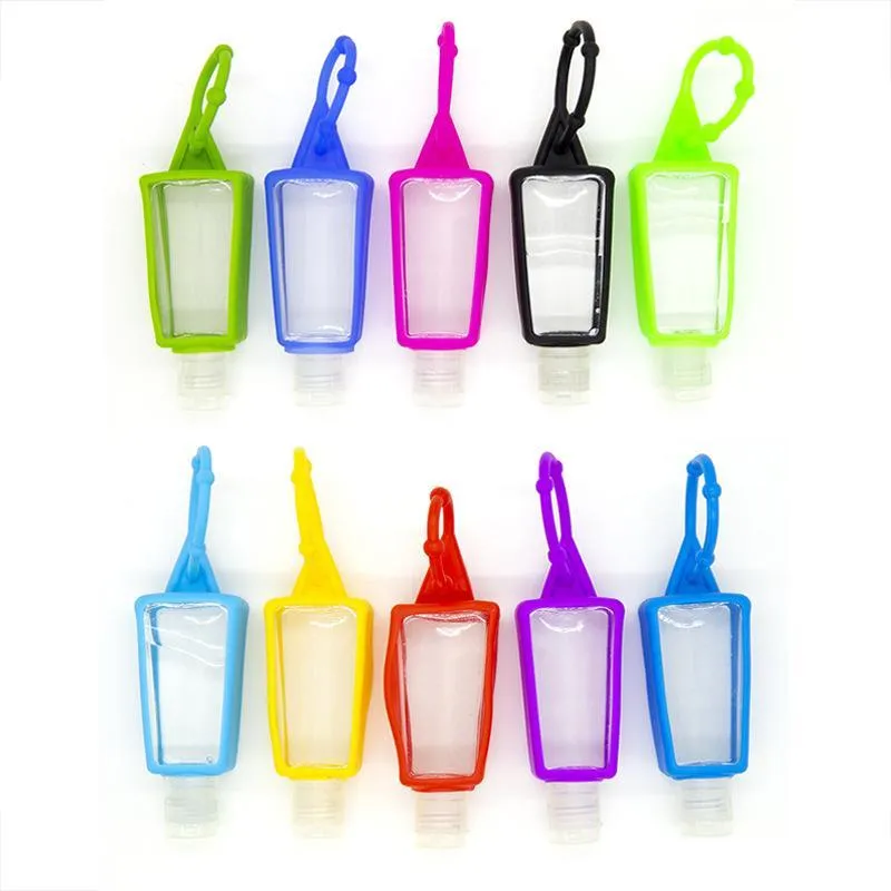 30 ml hand sanitizer siliconen case pakket sub fles shampoo douchegel make-up containerreiniger vloeistof met