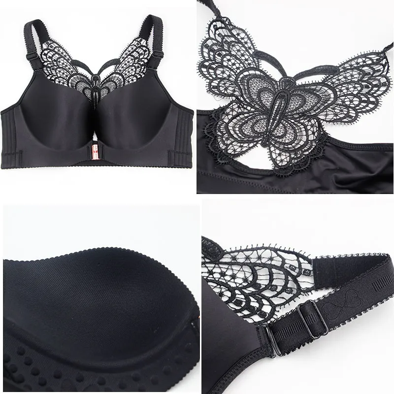 Butterfly Style Bra For Women's Front Open Light Padded Bras For