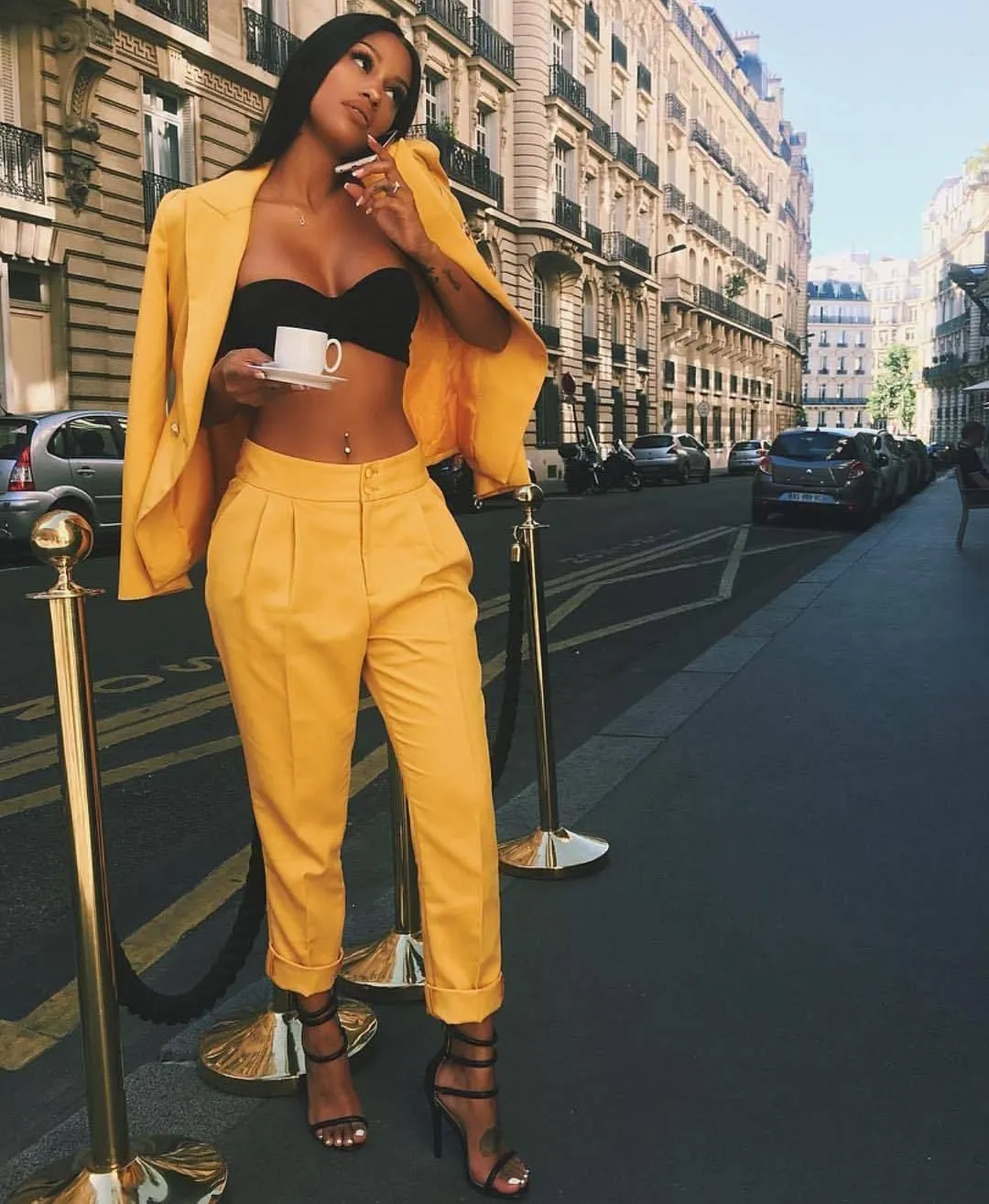 Custom Made Yellow Formal Yellow Suit Women For Women Perfect For Office Business Weddings Proms And Evening Events Jacket And Pants Set From Greatvip 70.48 DHgate.Com
