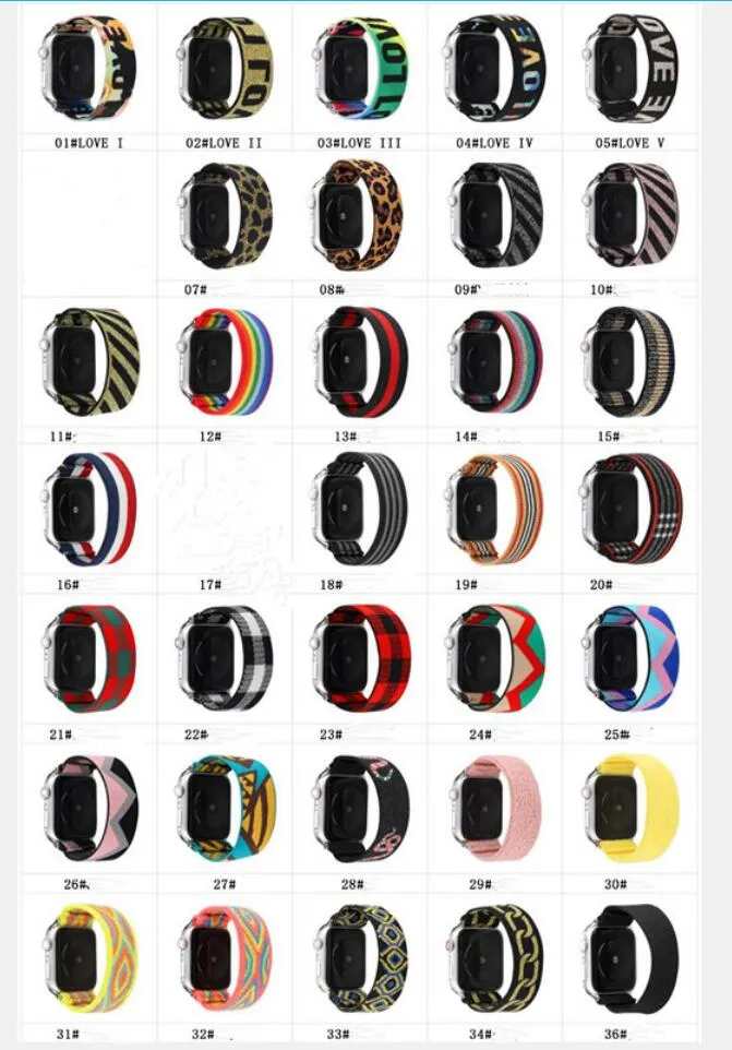 Cinturino di sport compatibile per Apple Osservare 38 40 millimetri 42 44MM respirabile morbido Nylon Wristband Per iWatch Serie 6 5 4 3 2 1 Watch Band