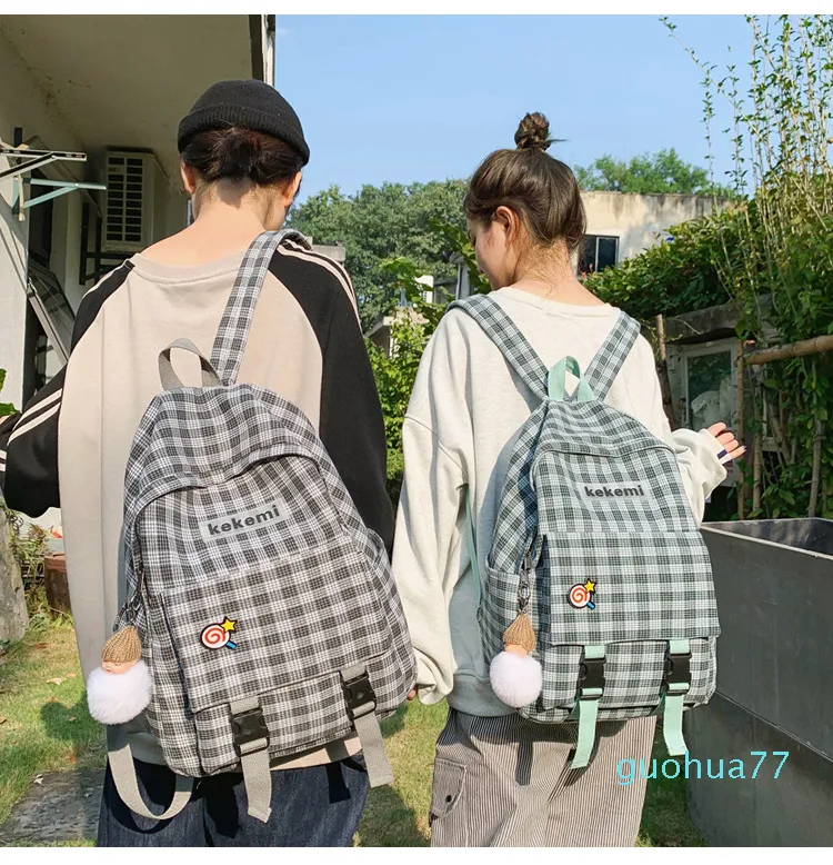 DesignCheck backpack female Korean version girls high school students schoolbag original Suoshi Department lovely women backpack ins fashion