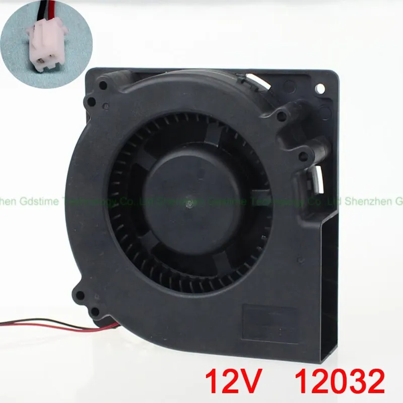 FANS COOLINGS DC 12V 24V 120X120X32mm 120x120x32mm 12032 Carro assento grande Volume de ar de ar ventilador de refrigeração turbina