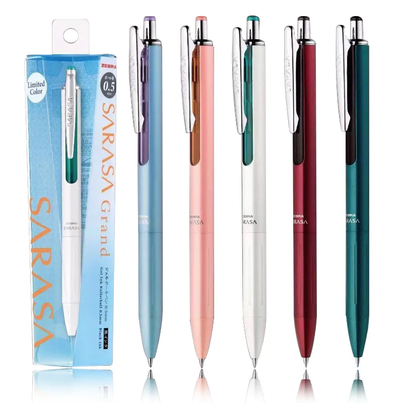 Zebra Sarasa Grand Gel Pen 0 4 mm 0 5 mm Japan JJ55 JJS55 Metal Pen Y200709176Z