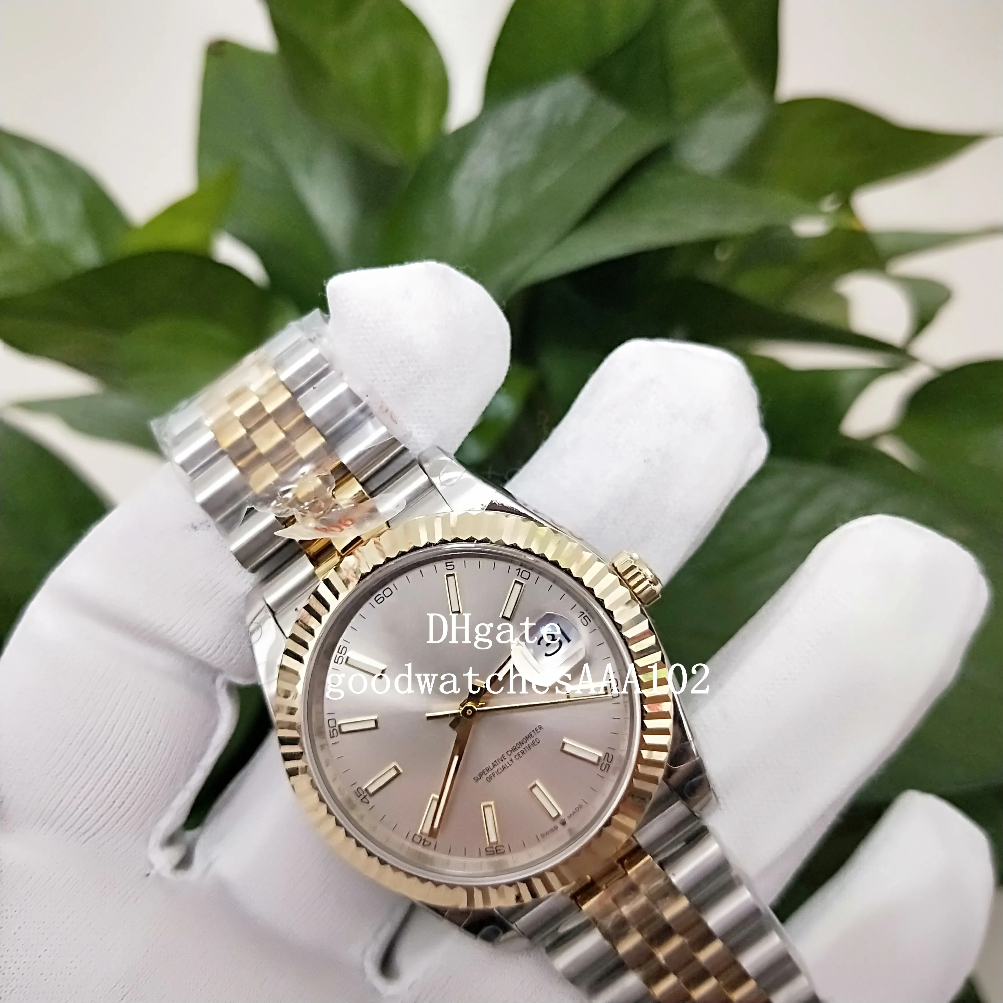 GM Miglior Versione Nuovo 126333 126334 Silver Dial 41MM 3235 Movement 18K Yellow Gold 904L Top High Quality Automatic Mens Watch Watches