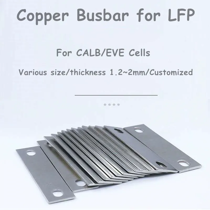 Calb Eve LifePO 4リチウム電池セル用銅バスバーコネクタ8ピース/ロット