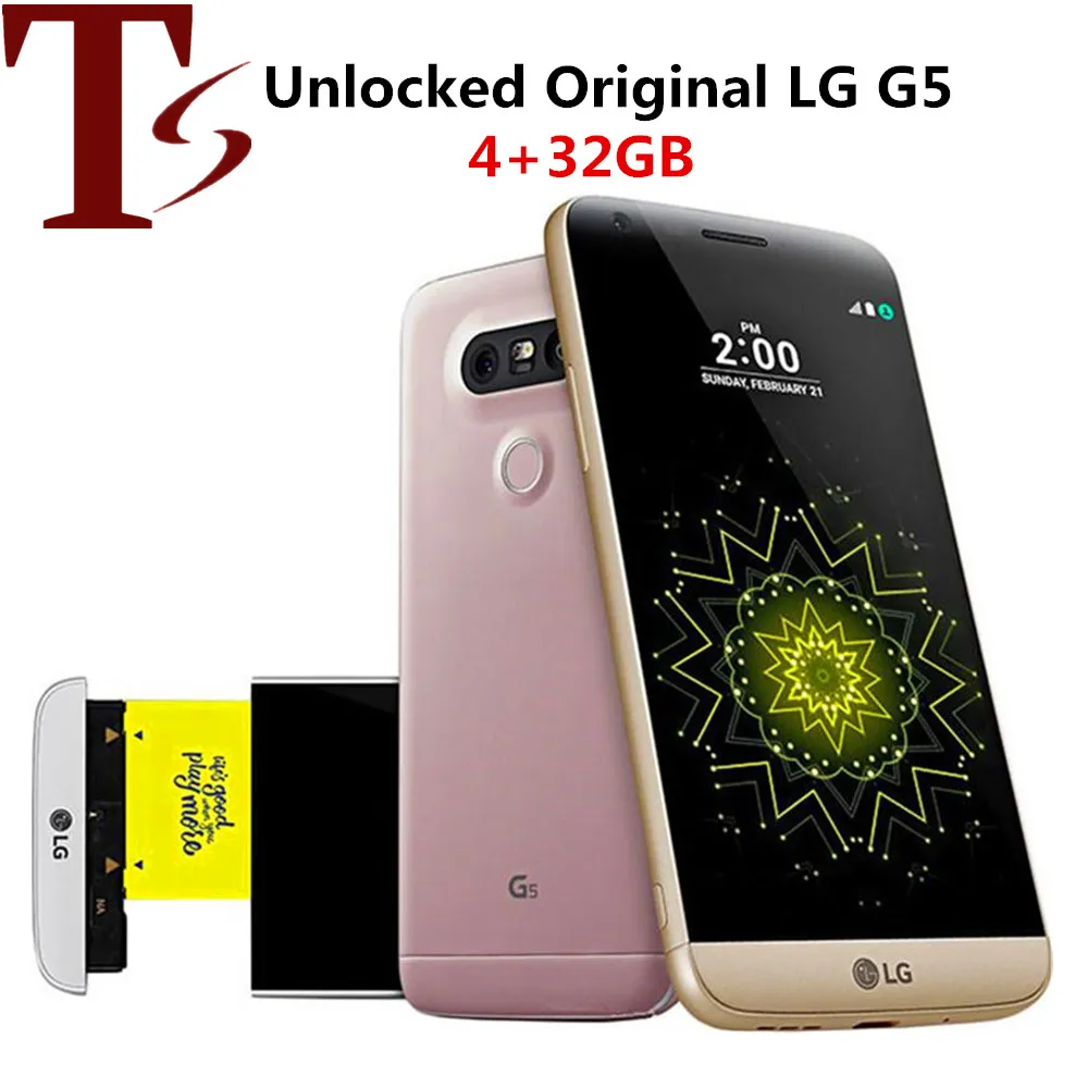 Refurbished LG G5 Unlocked Phone Quad Core, 4GB RAM, 32GB ROM