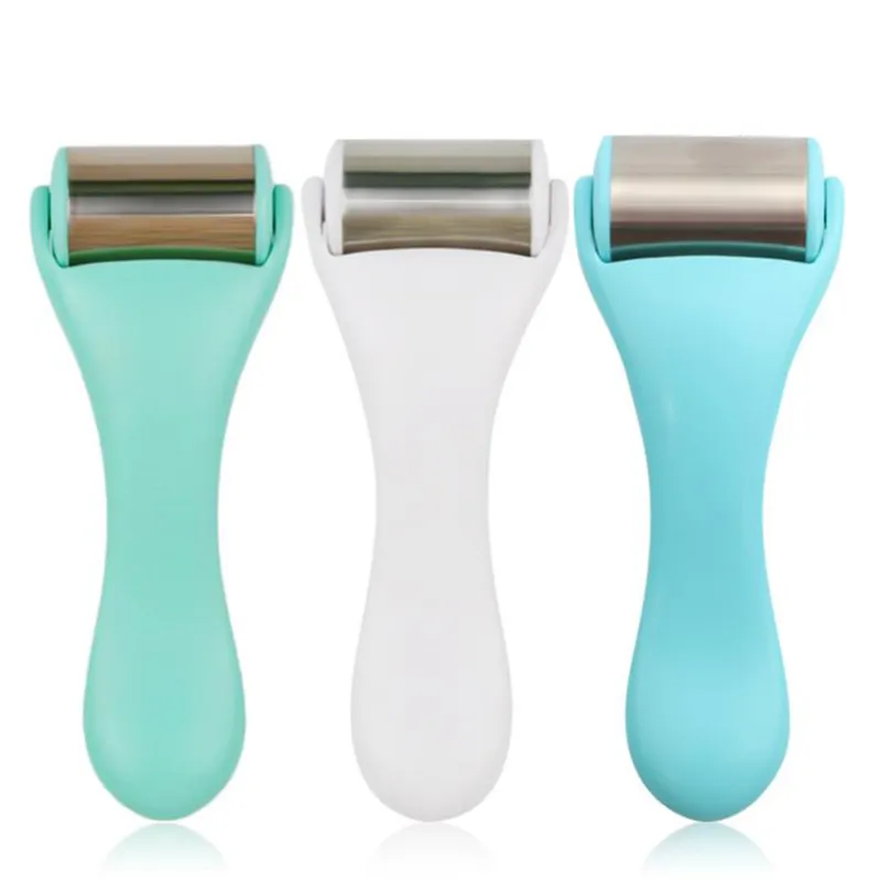 Facial Ice Roller Massage Tool voor gezicht en lichaam Roestvrij staal Huidverzorging Huidkoeling