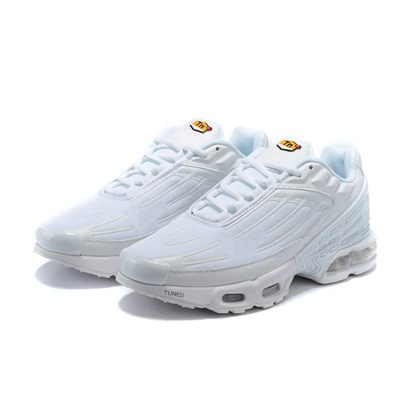 TN Plus SE Unisex Mens Trail Running Shoes Triple White Black