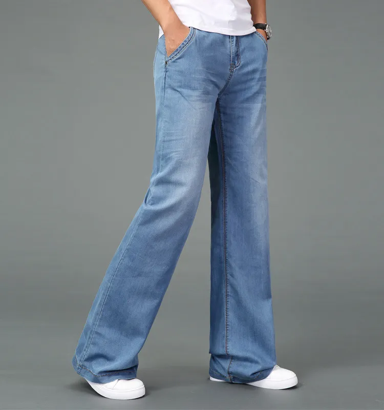 Pantalones de mezclilla hotsell acampanados para hombre