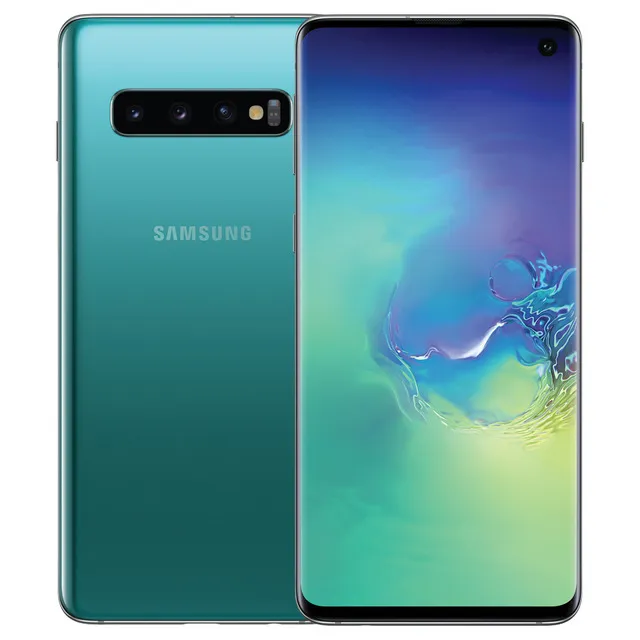 Samsung galaxy s10 g973u g973f desbloqueado celular snapdragon 855 octa core 6.1 "16mp12mp 8gb ram 128gb rom nfc