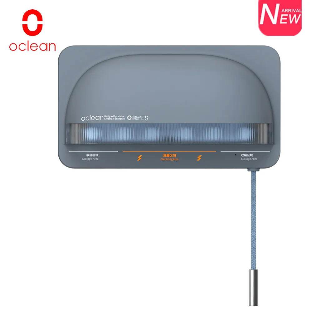 Oclean S1 Smart UVC stérilisateur de brosse à dents vague d'or rayons ultraviolets bactéries stérilisant brosse à dents sûre et sans souci nouveau