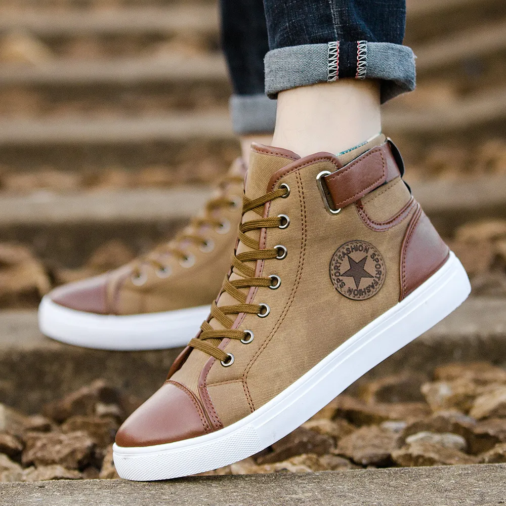 2020 Hot Fashion High-top hommes et femmes chaussures de couple baskets printemps et automne saison chaussures décontractées chaussures classiques à la mode 36-47