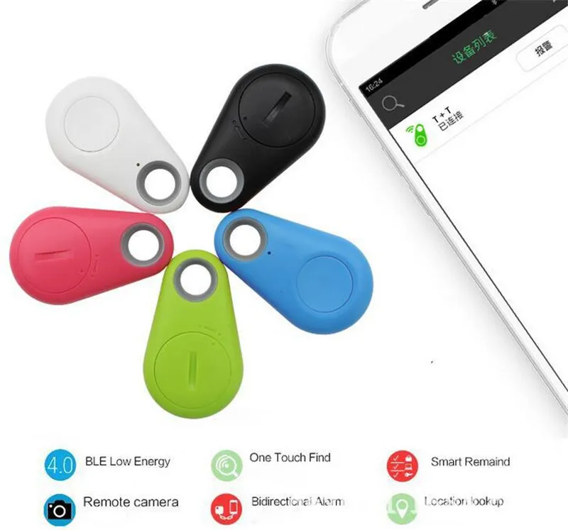 Mini GPS Tracker Bluetooth Key Finder Allarme 8g Ricerca oggetti bidirezionale per bambini, animali domestici, anziani, portafogli, automobili, telefono