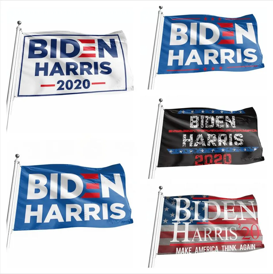90 * 150 cm Biden Harris Flag Decor Banner Ameryka Prezes Materiały wyborcze USA Wiszące Digital Print Flagi Ogród Dekoracji LJJP400