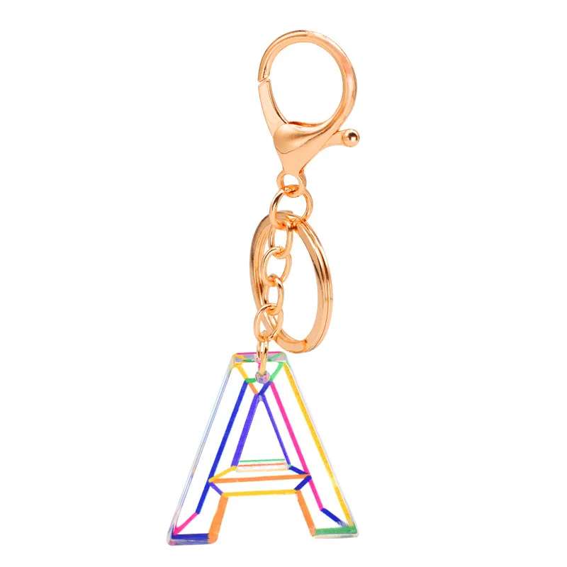 Acrylic Resin Keychain With Glitter Resin Pendant And A Z Letter Design  Stylish Car Keyring Holder For Womens Bags And Gifts From Yambags, $1.3