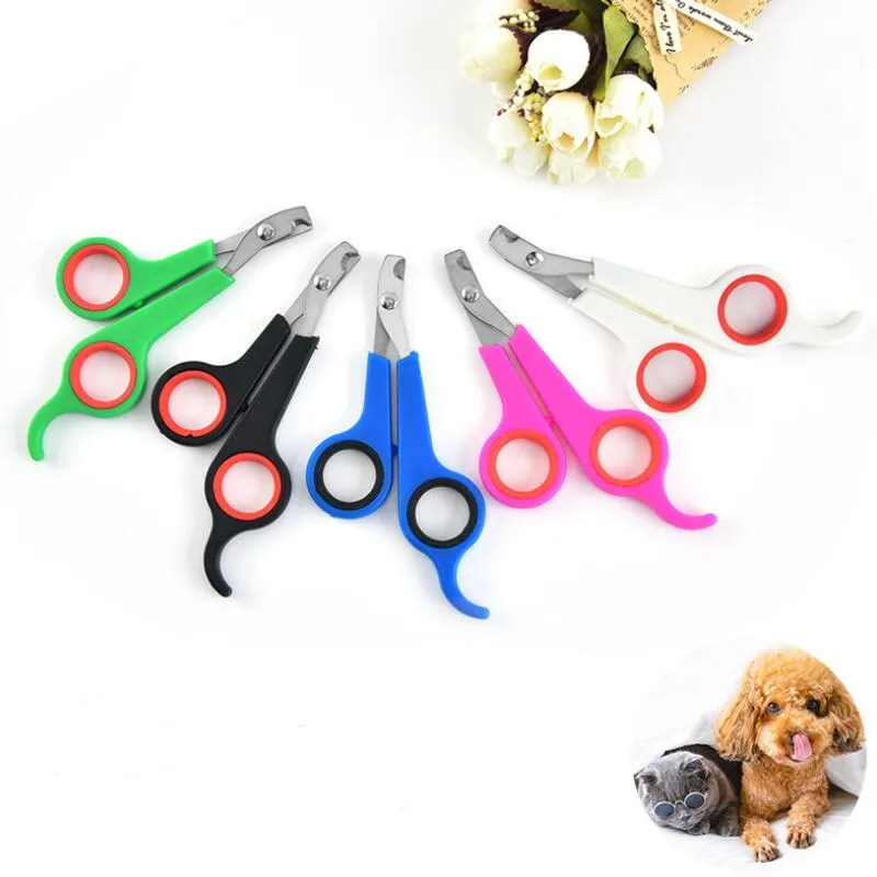 Coupe-ongles pour animaux de compagnie chien chats oiseau orteil griffe acier inoxydable ciseaux de toilettage chien coupe-ongles ongles accessoires pour animaux de compagnie LX3368