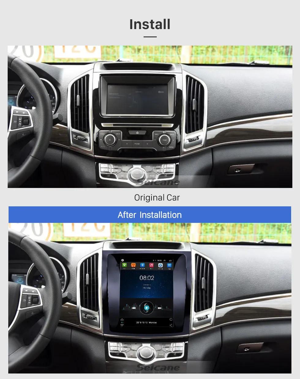 9.7" Android 9.1 GPS Navigation Radio for 2015-2017 Great Wall Haval H9 with Bluetooth WIFI support TPMS Carplay DAB+