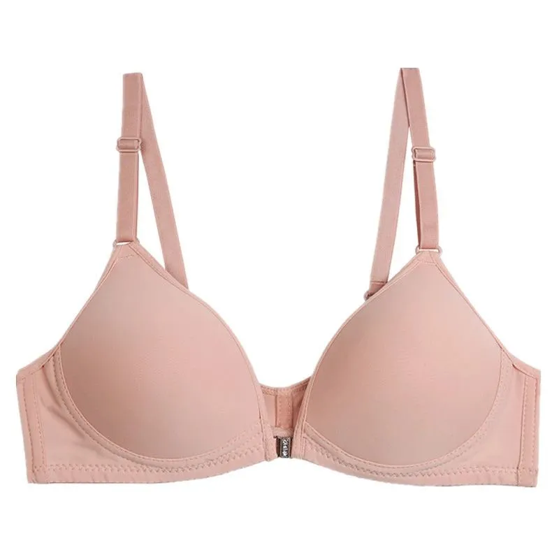 Bras Fashion Bra Seamless Sexy Front Button Female Girls Push Up Women  Underwear Buckle Small Chest Underwire From Vickay, $40.79