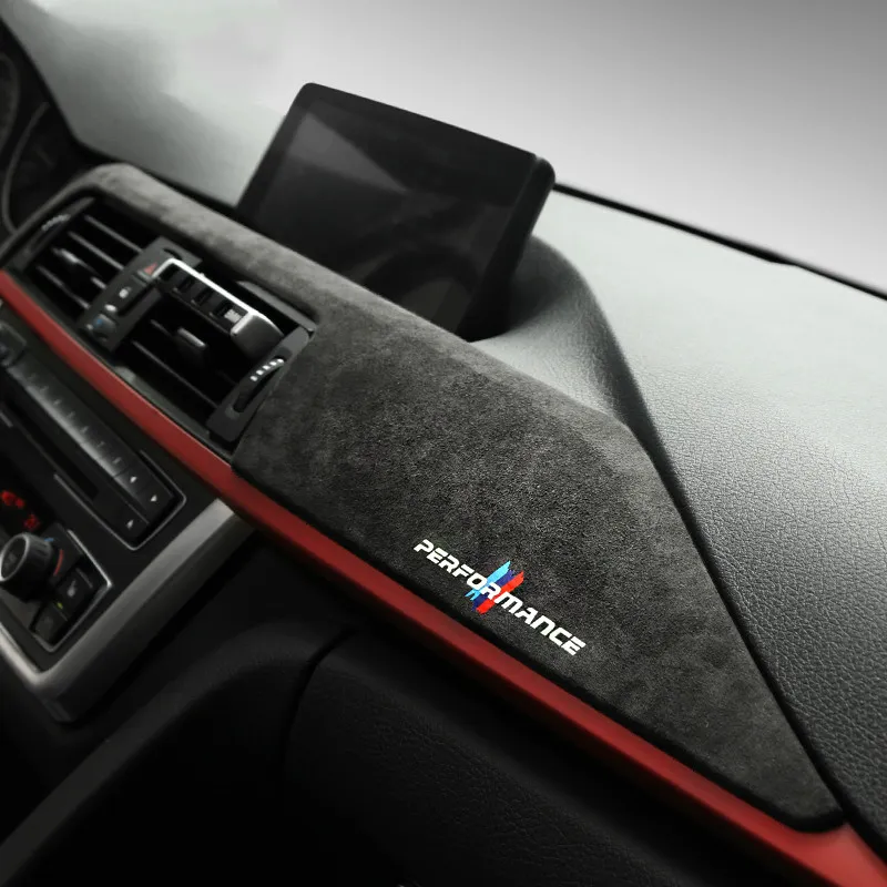 Alcantara Wrap Araba Gösterge Tablosu Panel Abs Kapak Trim Araç İç Dekorasyon BMW F30 F31 F32 F34 F36 3GT 3 4 SERİ ACCSESORIESUR273E