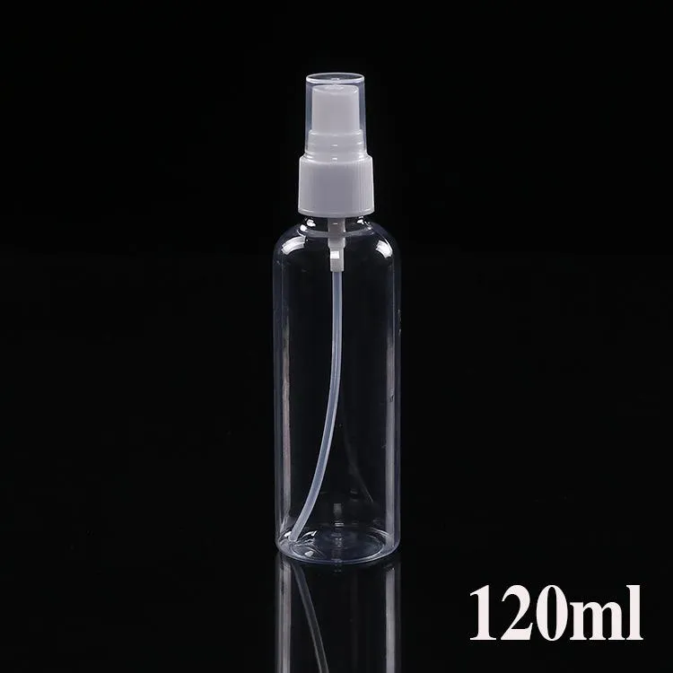 120ml Sprey Şişeleri, 4oz Temizle Boş Ince Mist Plastik Mini Seyahat Şişe Seti, Küçük Doldurulabilir Sıvı Kaplar