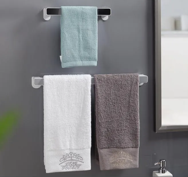Toallero de baño montado en la pared, soporte para toallas de cocina
