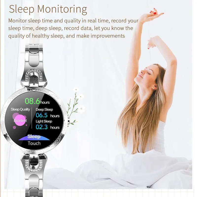 AK15 Smartwatch With Heart Rate Monitor Blood Pressure Clock