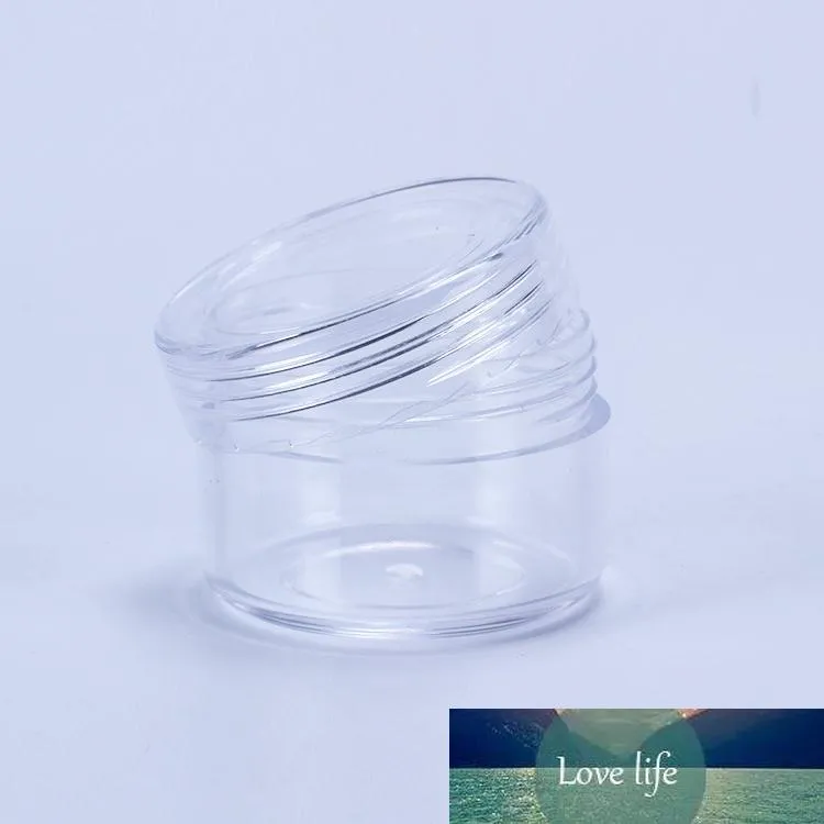 Barattolo contenitore cosmetico in plastica da 15 ml con coperchio avvitato Mini vaso vuoto da 15 grammi per ombretto Unghie Polvere Perline Gioielli Crema Bottiglia di cera