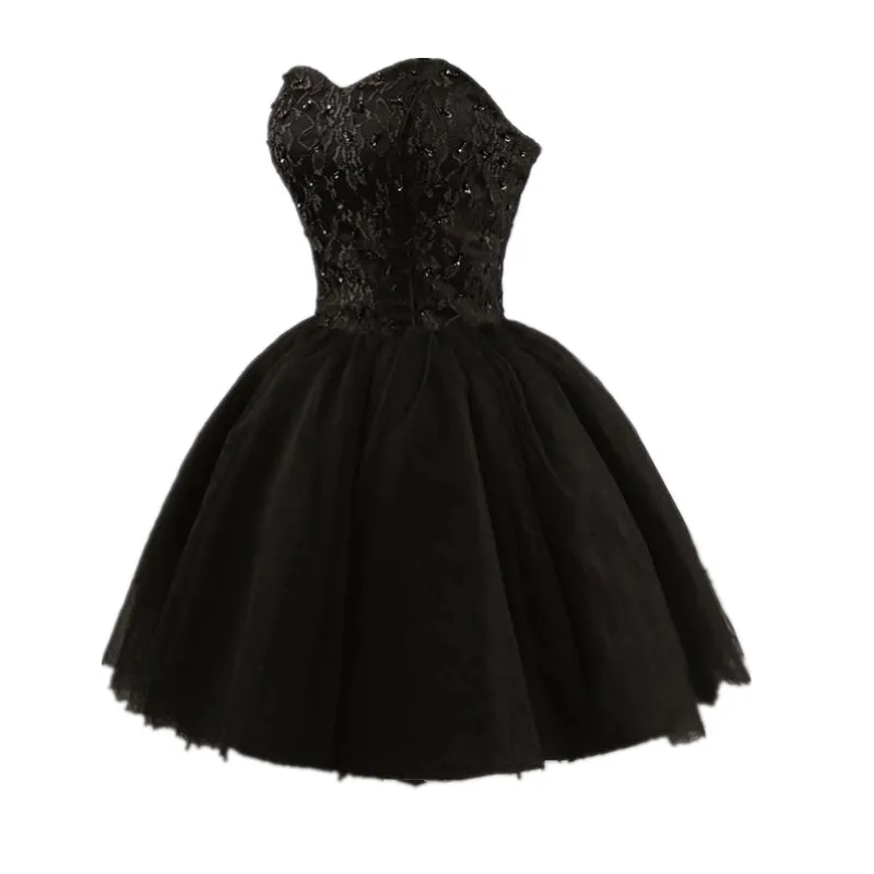 New Little Black Mini Short Tulle Prom Dresses Short... From  Juliaweddingdresses, $70.55 | DHgate.Com