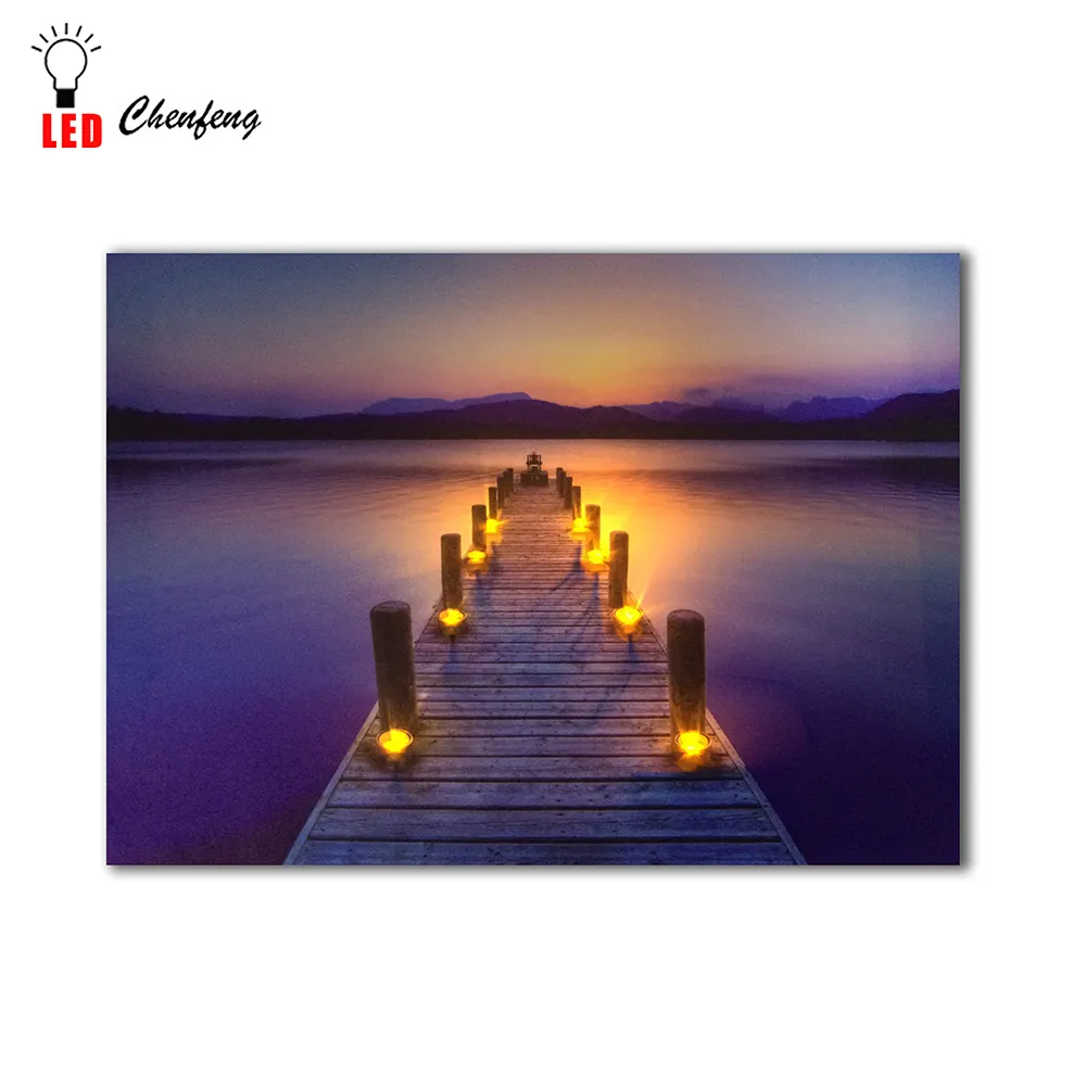 215132-30X40 40X60CM LED CANVAS-