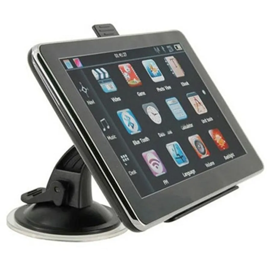 7 بوصة CAR GPS Navigator Bluetooth Portable Mavigation 8GB 256MB Satnav Device Device Maps Truck Car Auto Touch Screen 703