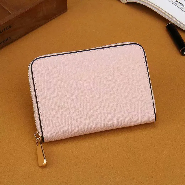 2020 Wholesale lady long Short wallet multicolor coin purse Card holder original women classic zipper pocke 0011