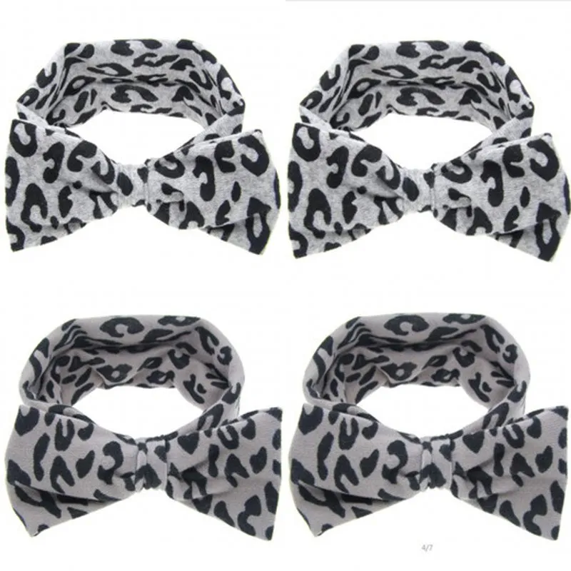 Elastik Leopard Çocuk 2 9QN C2 Yaylar Kıllar Tie Şapkalar Bebek Baş Bandı hairbands Saç Aksesuarları Scrunchie Kız Kid baskılı