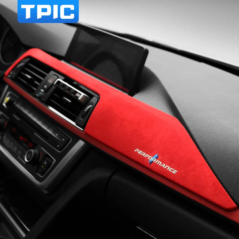 Alcantara Wrap Car Dashboard Panel ABS Cover Trim Car Interior Decoration for BMW F30 F31 F32 F34 F36 3GT 3 4 Series Accessories237w