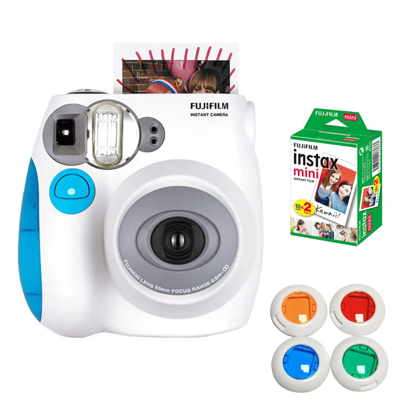 Fujifilm Instax Mini EVO 2-in-1 Instant Photo Camera and Printer with 2.7  inch LCD Screen 10 Lens and 10 Film Effects Origin New