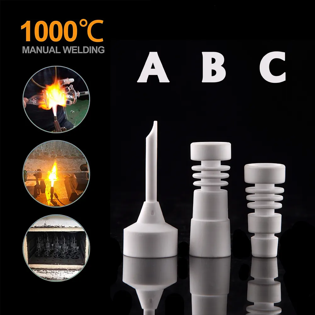 Acessórios de fumo de cachimbos Cerâmica Imileless Prego Nailt Banger Prego para vidros Dab Rigs Water Bongs Shisha para 14mm e 18mm Universal