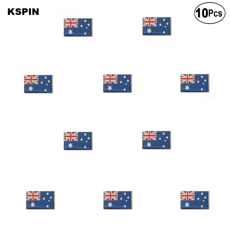 Australie Drapeau Broches Épinglette Drapeau Insigne Broche Pins Badges 10 Pcs Un Lot