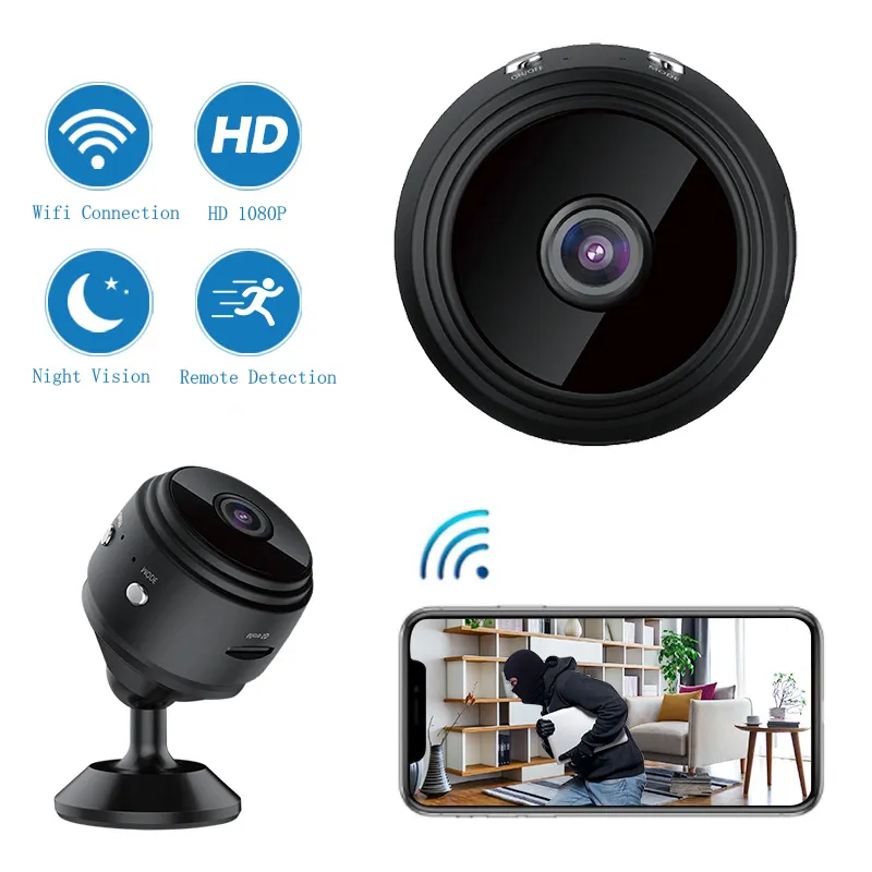 A9 Mini Camera 1080P Full-HD Wireless WiFi Camera's Home Security Night Vision Motion Detect Camcorder DV CAM